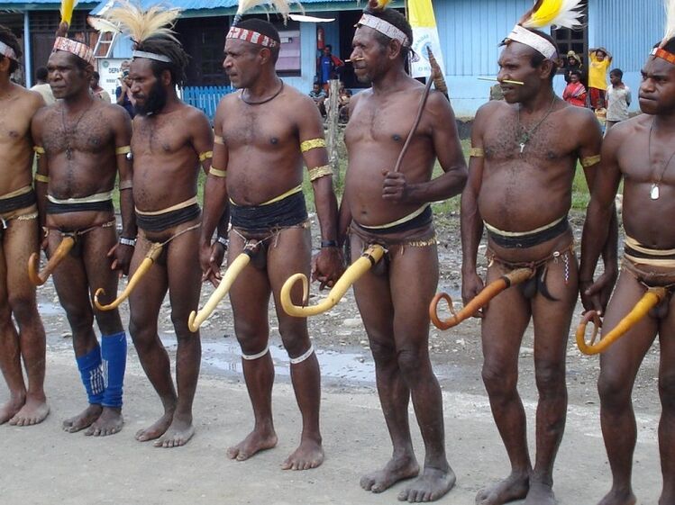 Guhain with enlarged members