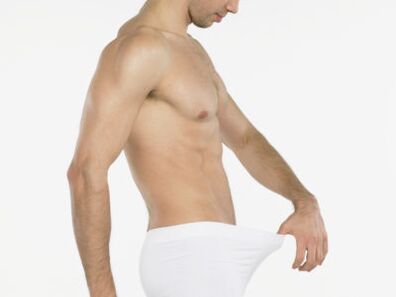 A man wants to enlarge his penis by himself